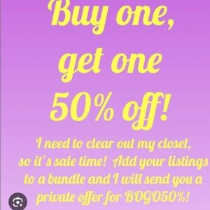 Promotional Sale Notice